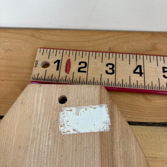 Woodpecker Wood Ware Door Knocker Hand Painted Rooster Vintage Made in Japan - Picture 8 of 8